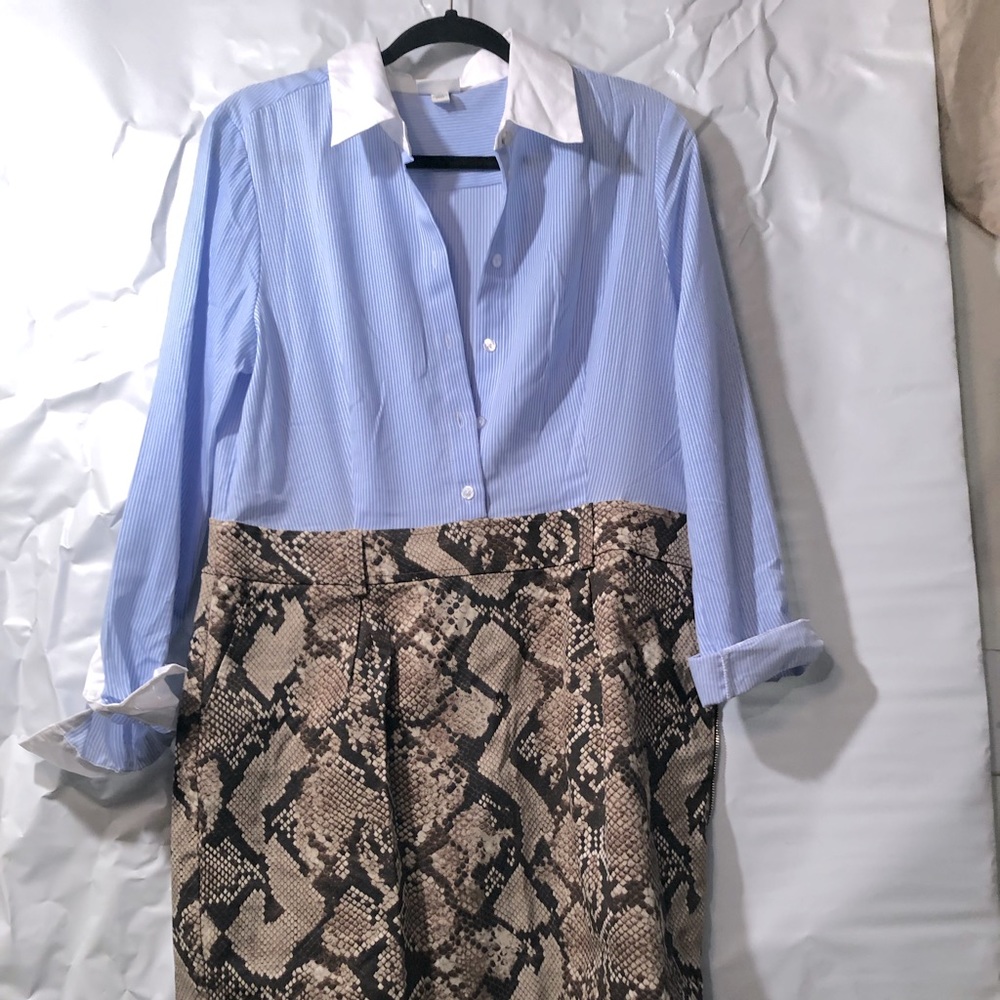 Professional Blouse & Skirt Attached Combo Dress